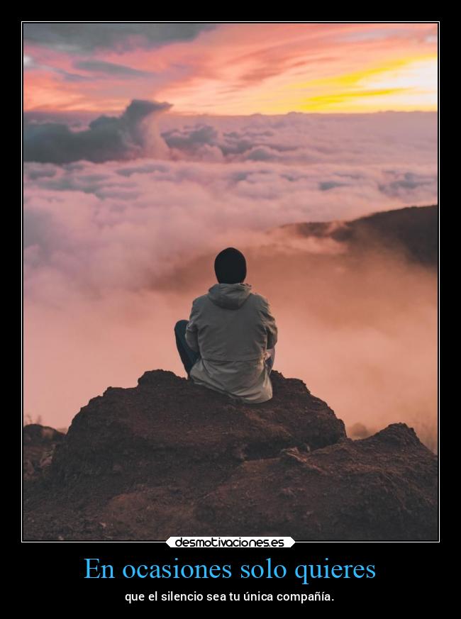 En ocasiones solo quieres -