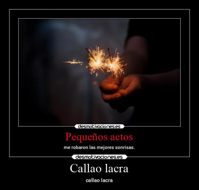 Callao lacra - callao lacra