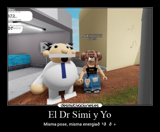 El Dr Simi y Yo - Misma pose, misma energia😳👍🏻