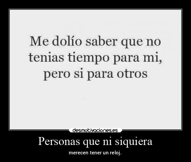 Personas que ni siquiera - 