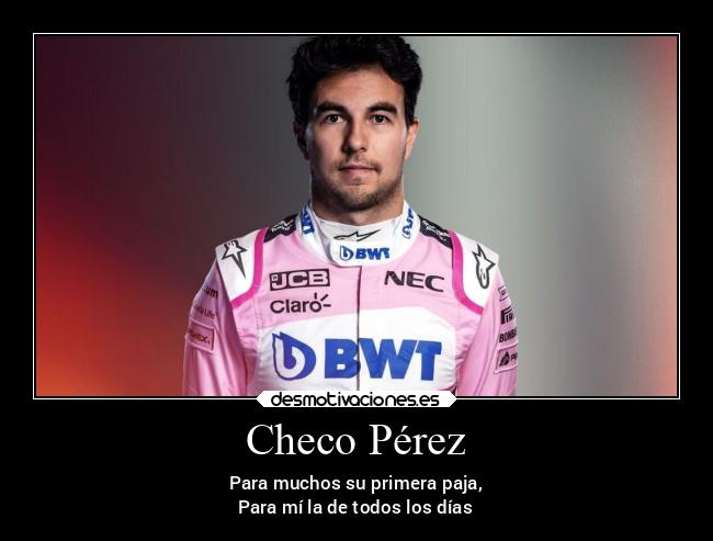 carteles deportes checo perez desmotivaciones