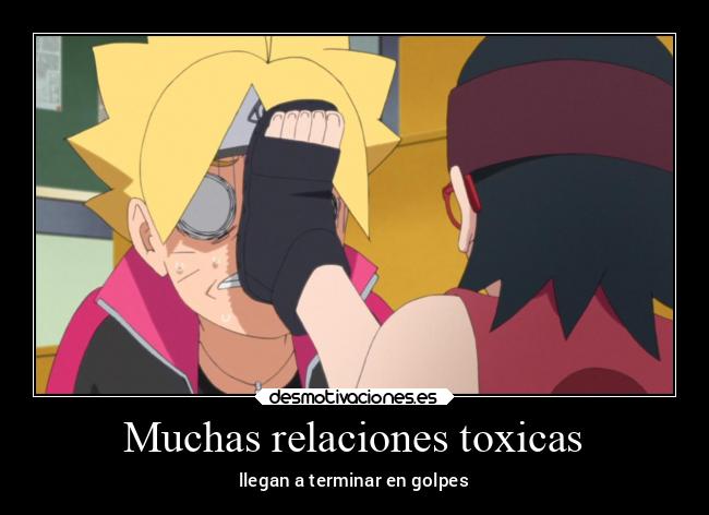 Muchas relaciones toxicas - llegan a terminar en golpes