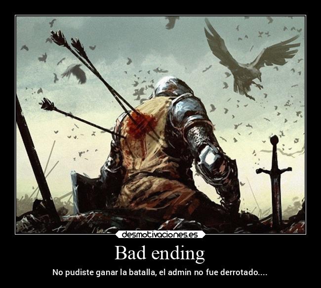 Bad ending -