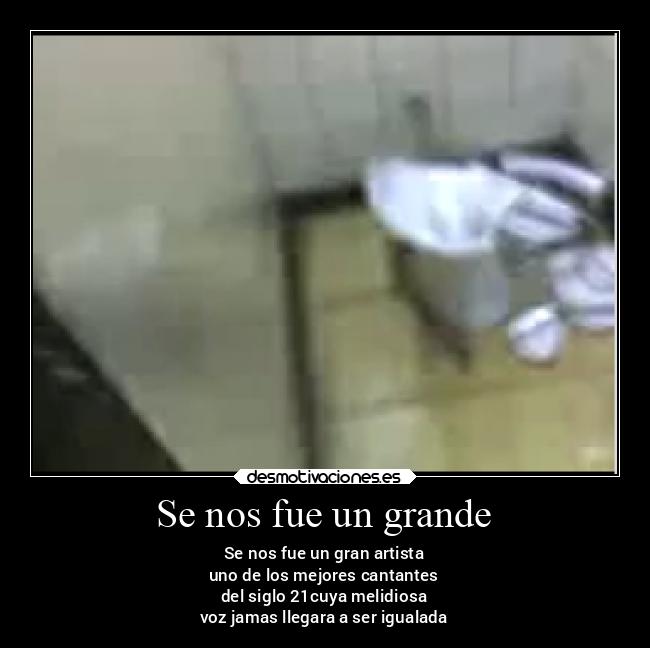 Se nos fue un grande - 