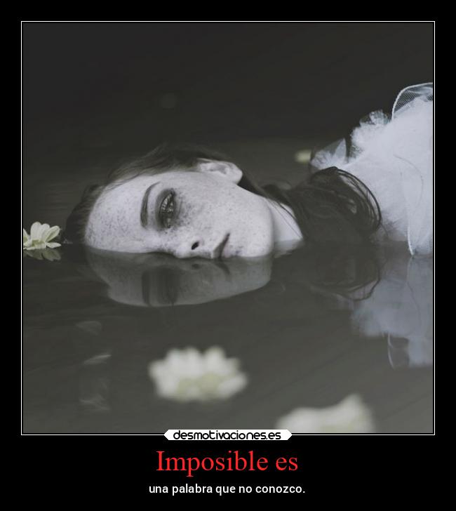 carteles imposible alma desmover nuncarendirse desmotivaciones