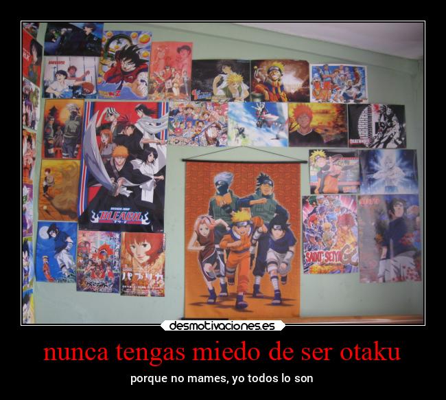 nunca tengas miedo de ser otaku - 