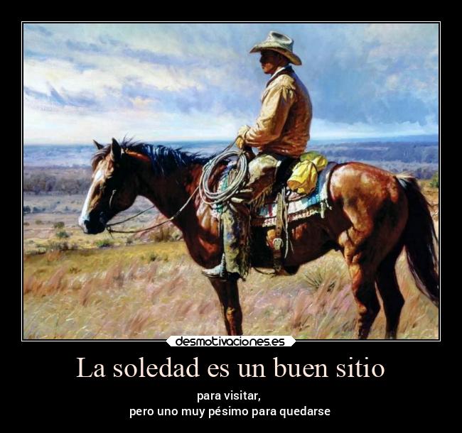 carteles soledad naturaleza desmotivaciones