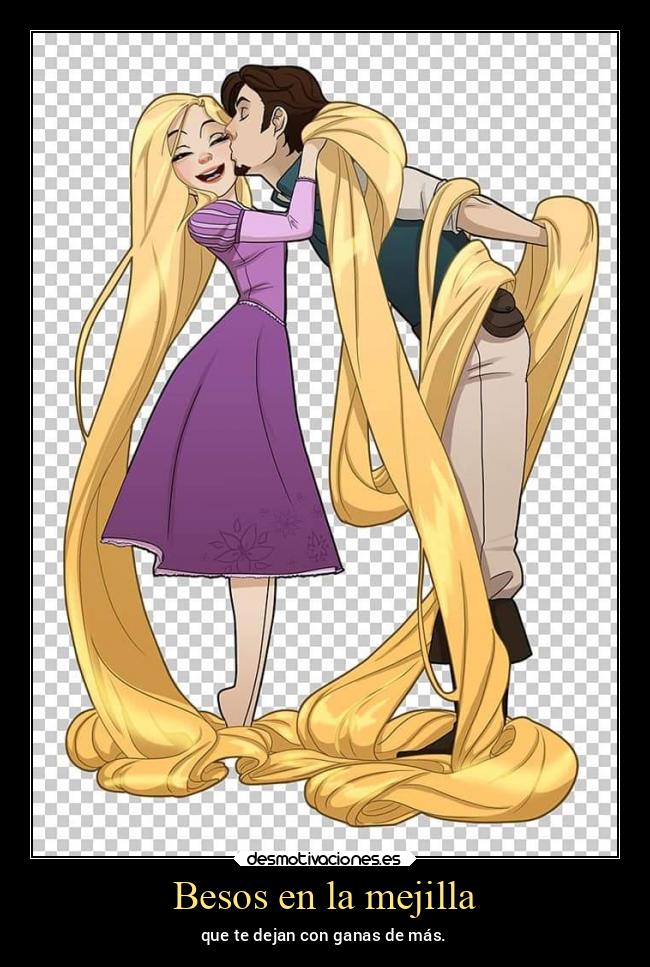 Besos en la mejilla - que te dejan con ganas de más.