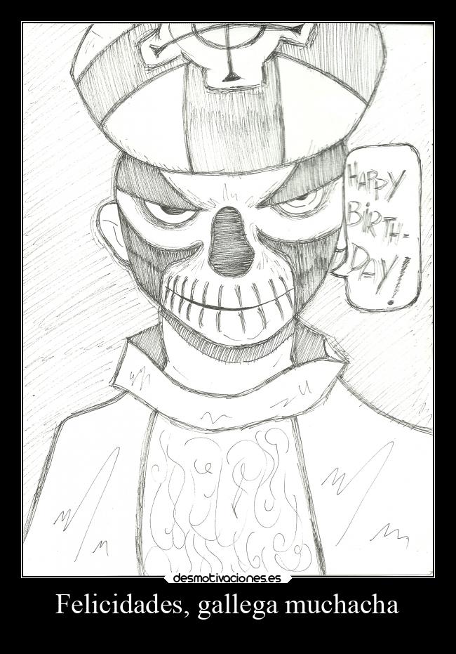 Felicidades, gallega muchacha -