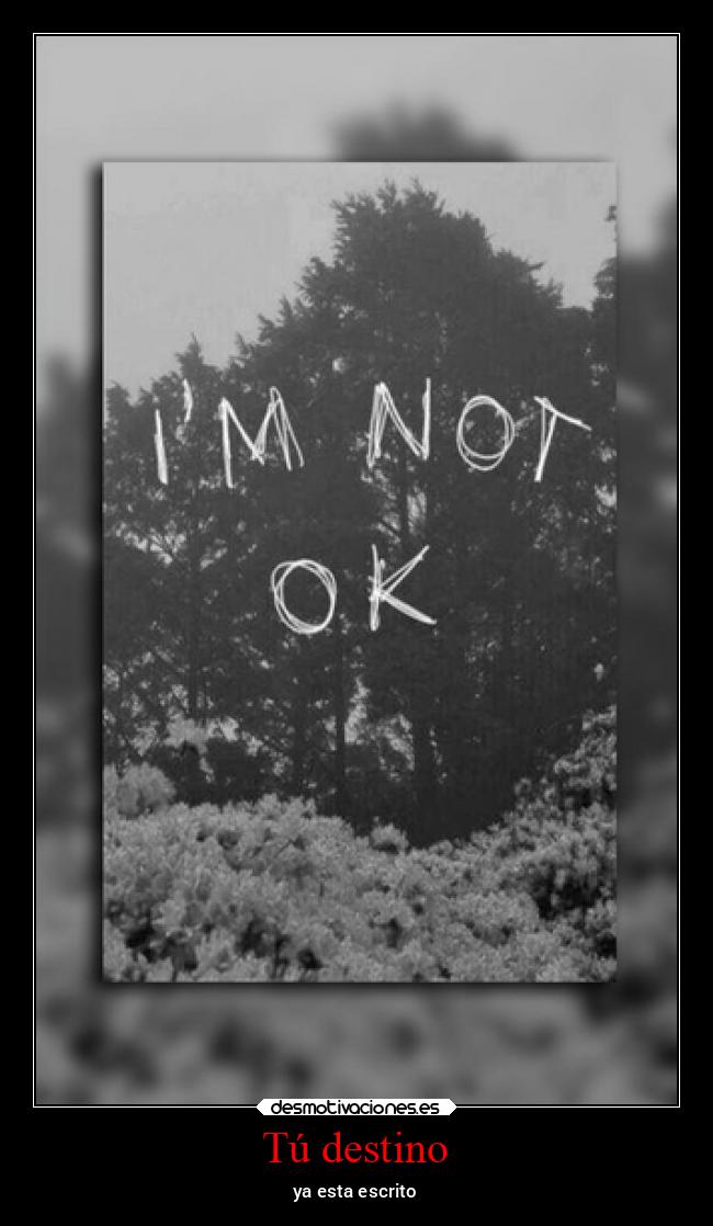 Tú destino - ya esta escrito