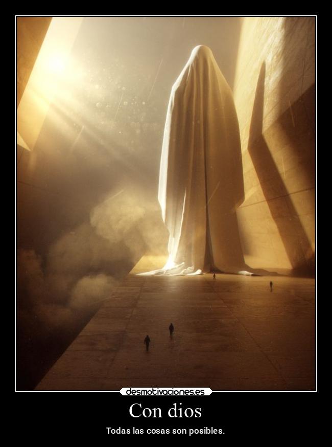 Con dios - Todas las cosas son posibles.