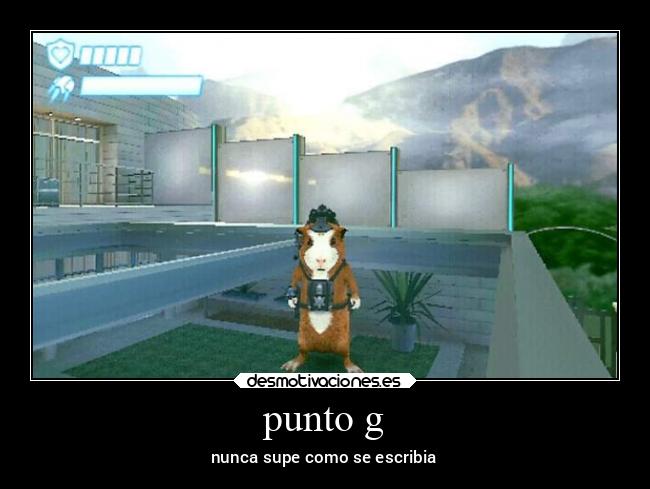 punto g - nunca supe como se escribia