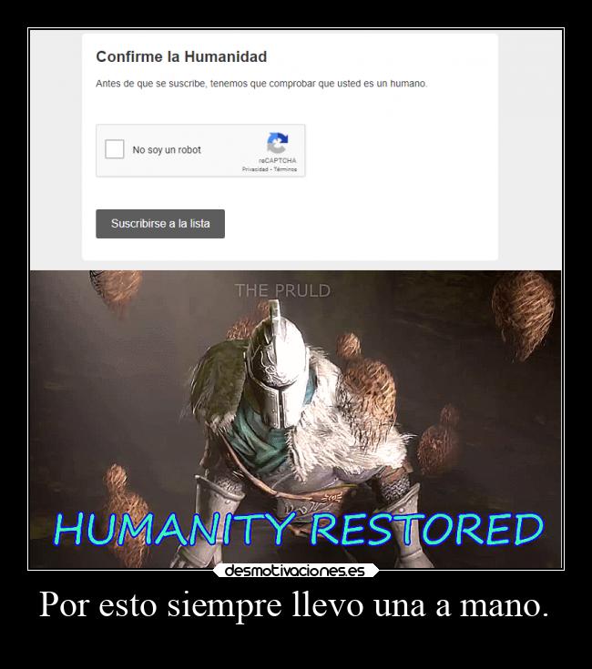 Por esto siempre llevo una a mano. - 