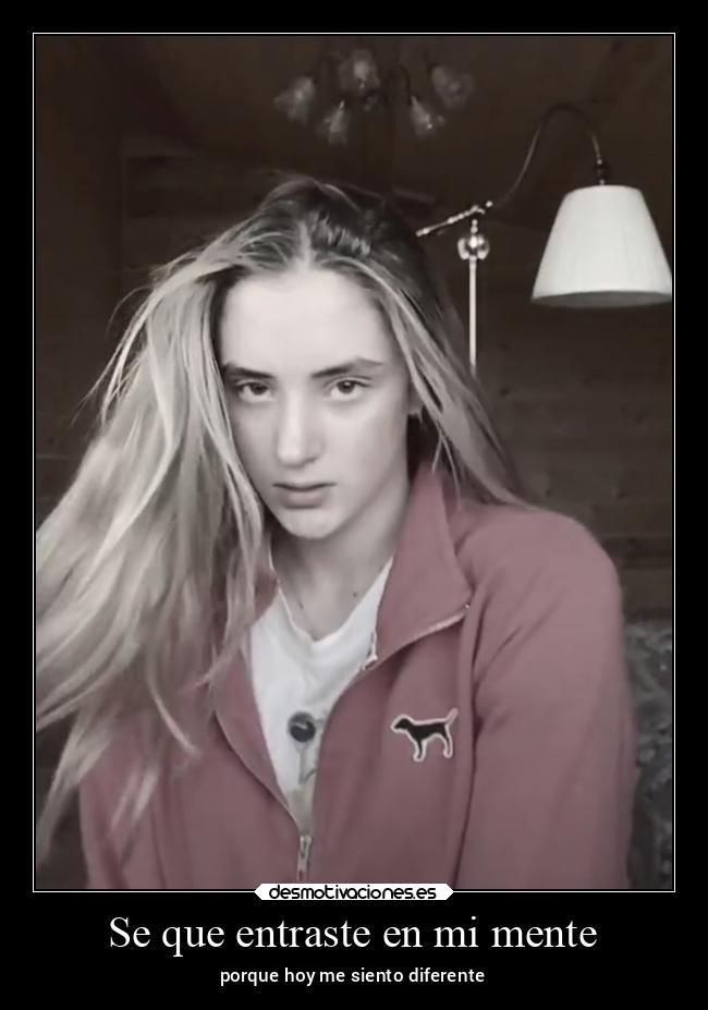 Se que entraste en mi mente - 