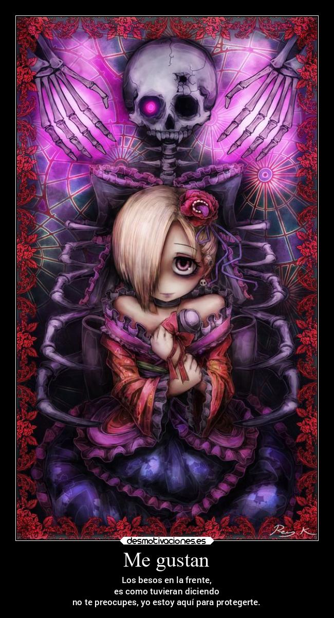 Me gustan - Los besos en la frente,
es como tuvieran diciendo
no te preocupes, yo estoy aquí para protegerte.