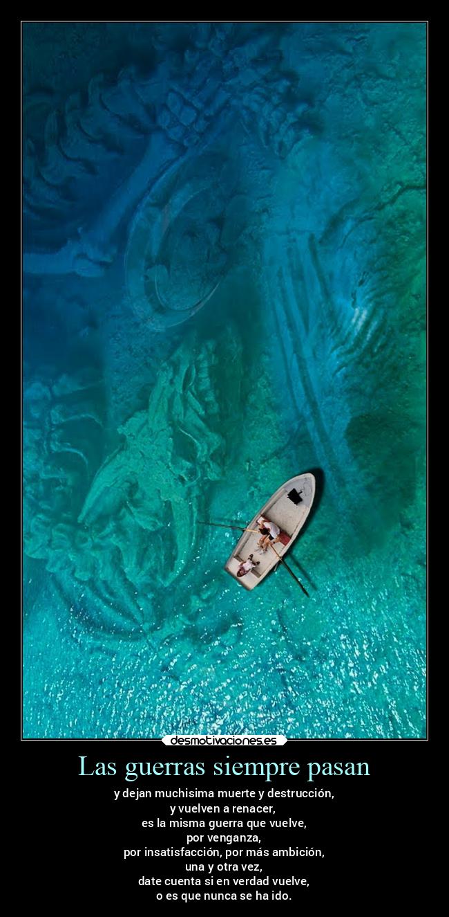 carteles guerra odio dios dinero historia desmotivaciones