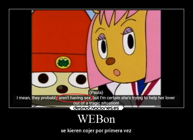 WEBon - se kieren cojer por primera vez