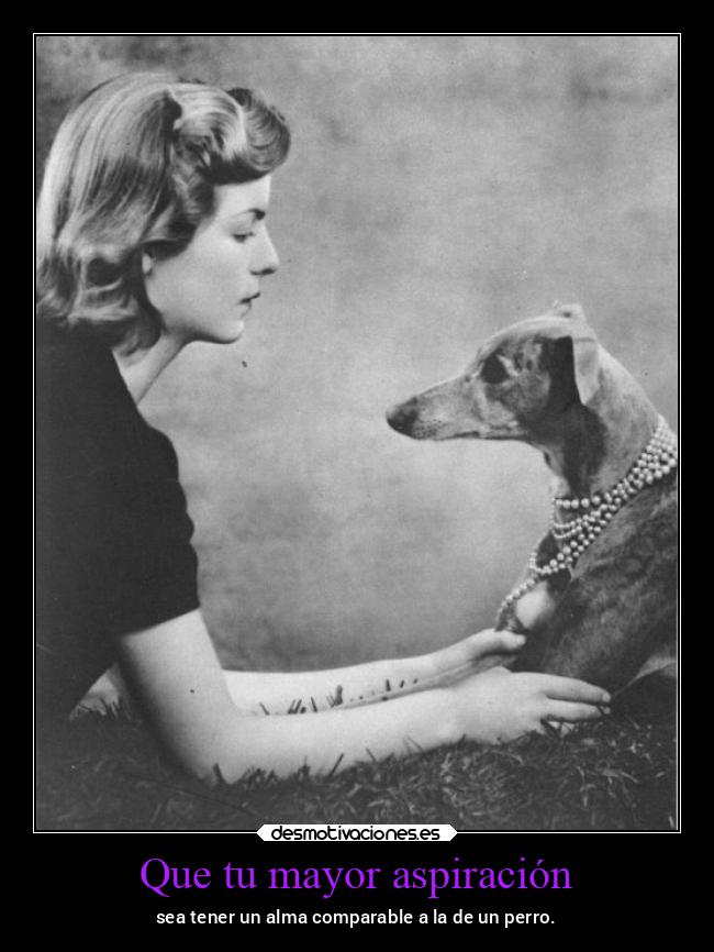 Que tu mayor aspiración -