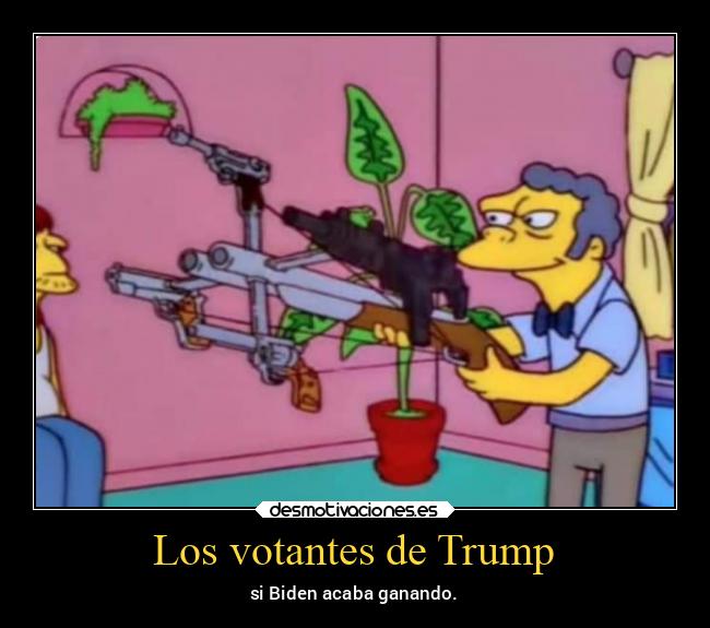 Los votantes de Trump - si Biden acaba ganando.