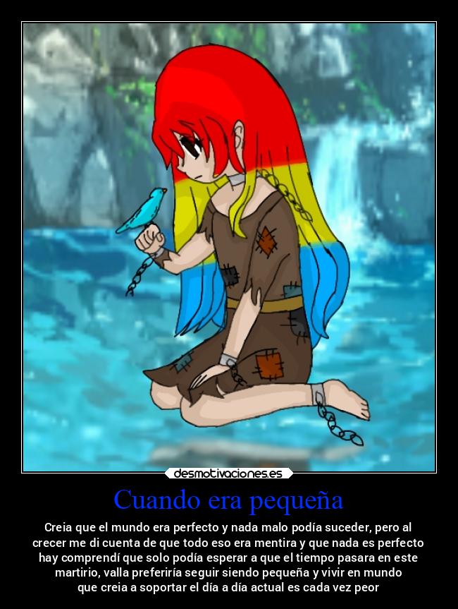 Cuando era pequeña - 
