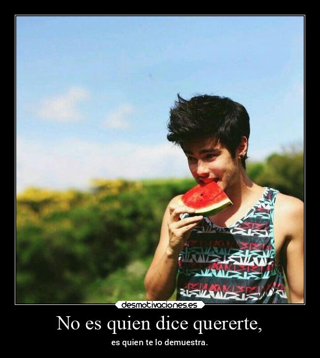 No es quien dice quererte, - 