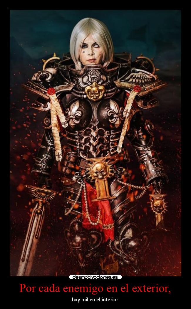 Por cada enemigo en el exterior, -