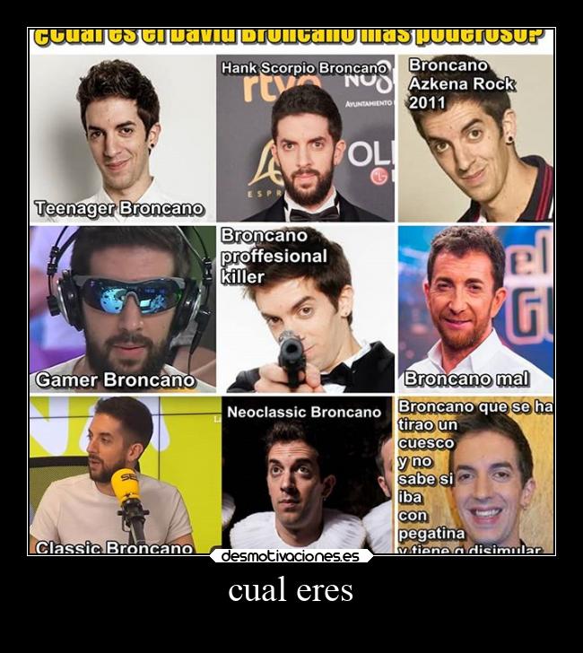 cual eres - 