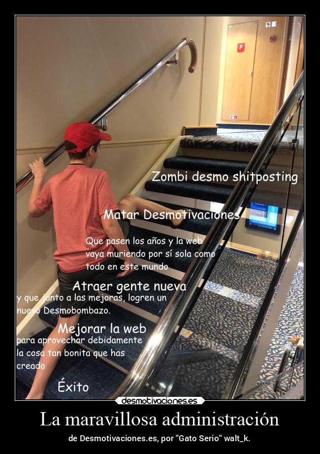 La maravillosa administración - de Desmotivaciones.es, por Gato Serio walt_k.