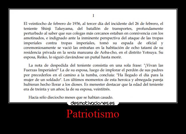 Patriotismo -