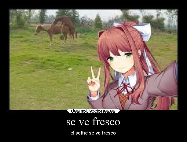 se ve fresco - el selfie se ve fresco