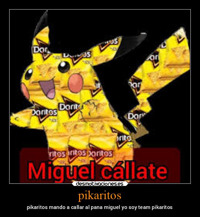pikaritos - pikaritos mando a callar al pana miguel yo soy team pikaritos