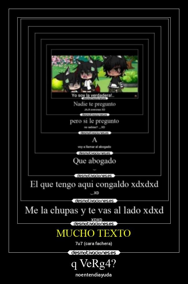 q VeRg4? - noentendiayuda