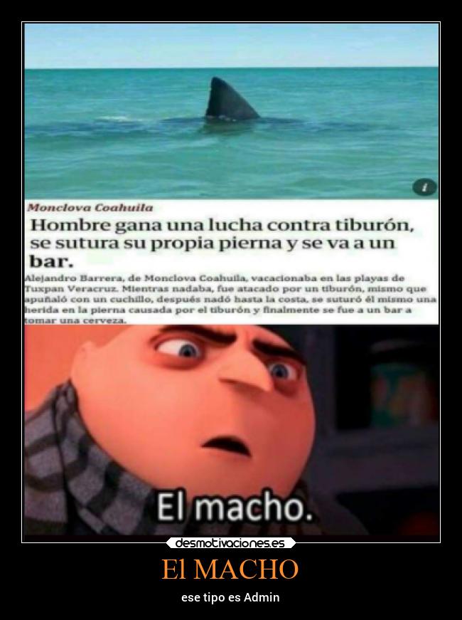 El MACHO - ese tipo es Admin