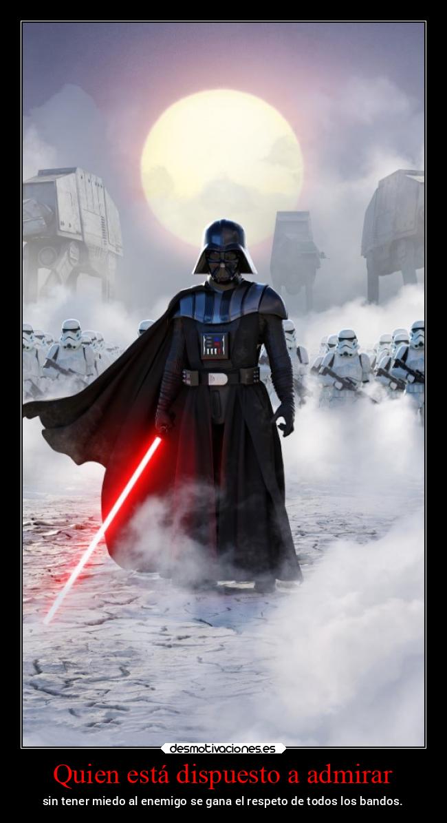 carteles vida starwars ltsc lrssg alex vazquez999 victoryanddeath victory and death darth vader desmotivaciones