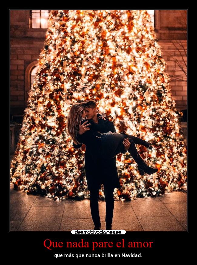Que nada pare el amor -