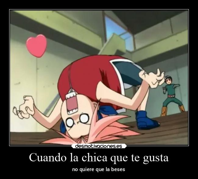 Cuando la chica que te gusta - no quiere que la beses