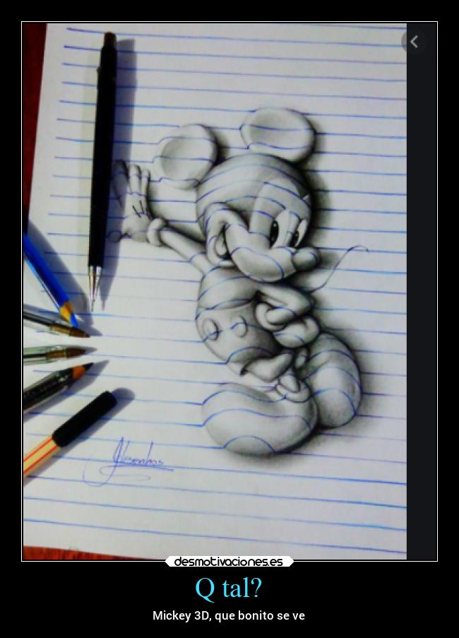 Q tal? - Mickey 3D, que bonito se ve