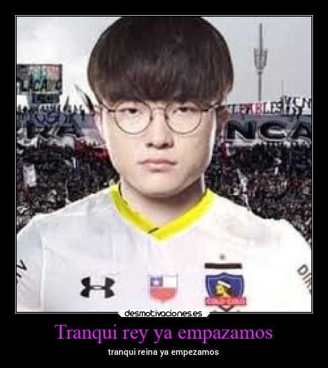 Tranqui rey ya empazamos - tranqui reina ya empezamos