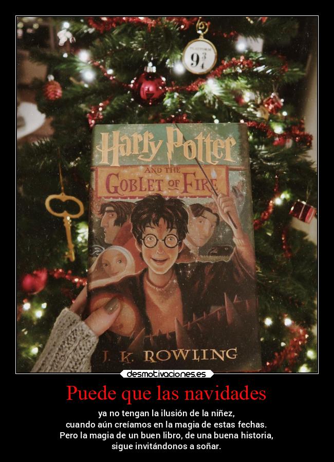 Puede que las navidades - ya no tengan la ilusión de la niñez,
cuando aún creíamos en la magia de estas fechas.
Pero la magia de un buen libro, de una buena historia,
sigue invitándonos a soñar.