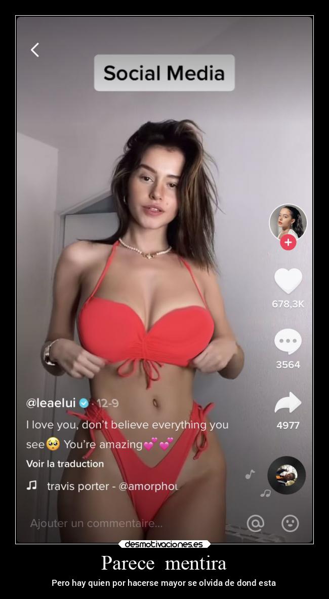 Parece  mentira - Pero hay quien por hacerse mayor se olvida de dond esta