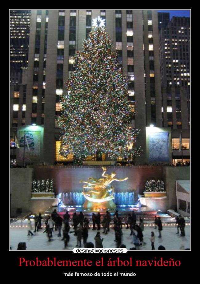 Probablemente el árbol navideño - más famoso de todo el mundo