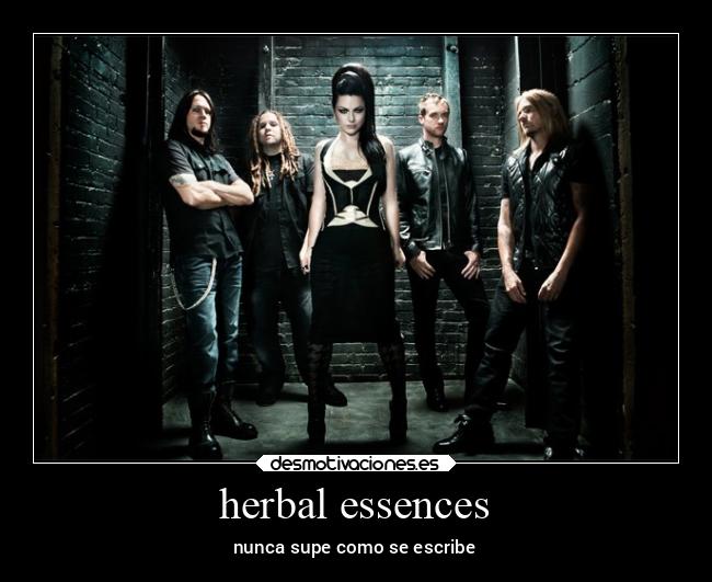 herbal essences - nunca supe como se escribe