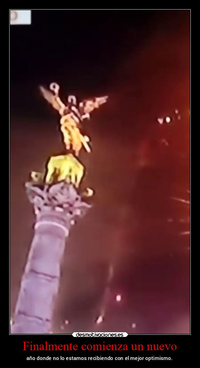 Finalmente comienza un nuevo - año donde no lo estamos recibiendo con el mejor optimismo.
