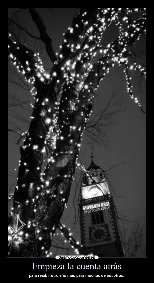 Empieza la cuenta atrás - para recibir otro año más para muchos de nosotros.