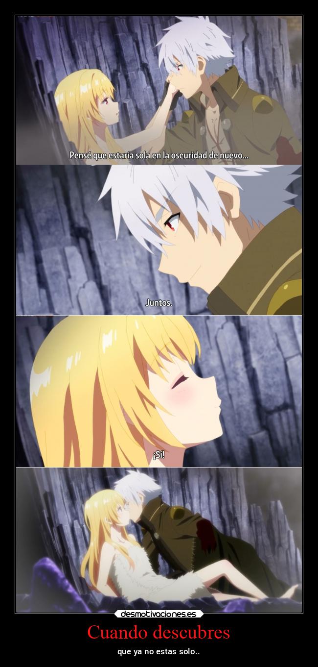 Cuando descubres - que ya no estas solo..