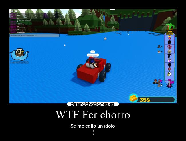 WTF Fer chorro -