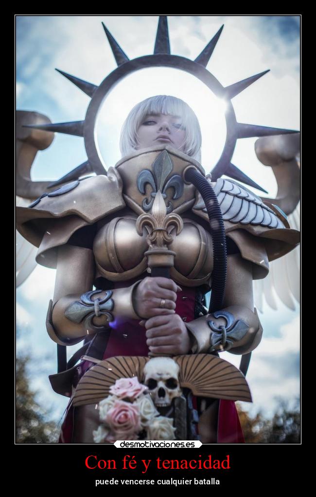 Con fé y tenacidad - puede vencerse cualquier batalla