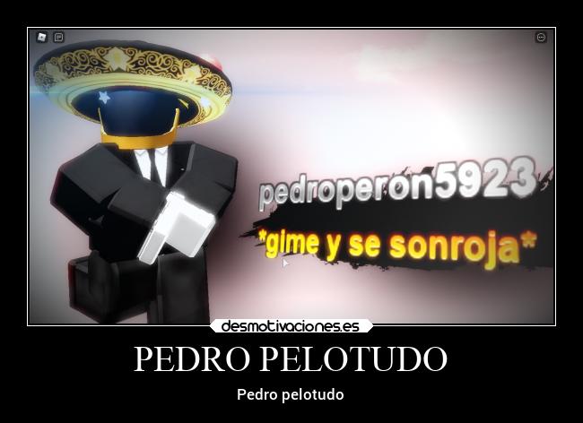PEDRO PELOTUDO -