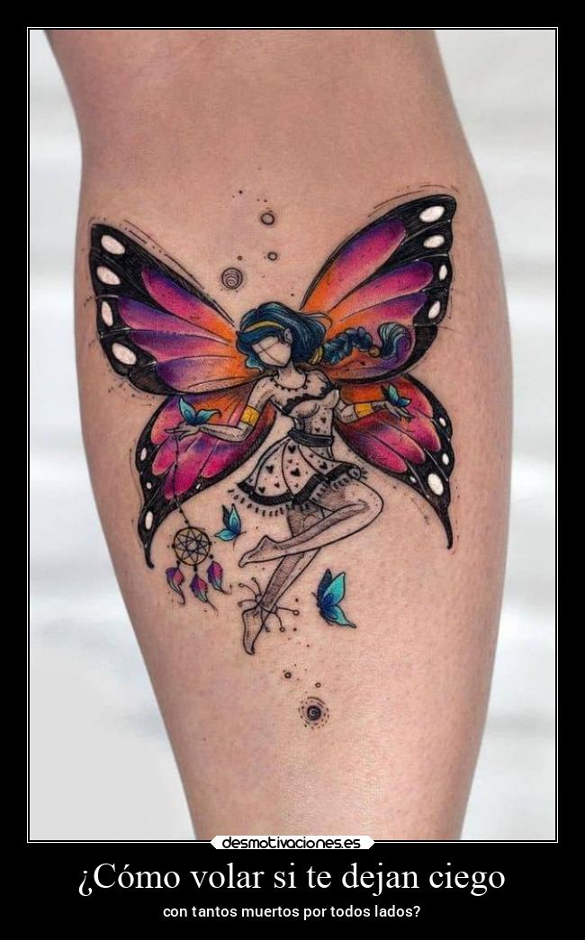 ¿Cómo volar si te dejan ciego - con tantos muertos por todos lados?