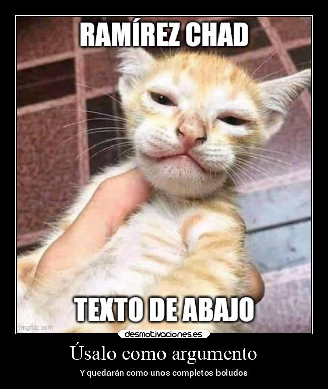 Úsalo como argumento - Y quedarán como unos completos boludos